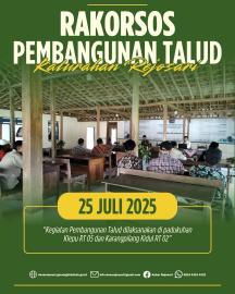 Sosialisasi pembangunan talud, Pemkal Rejosari hadirkan para pihak terkait